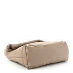 Lambskin Quilted Toy Loulou Puffer Monogram Chain Satchel Nude Powder