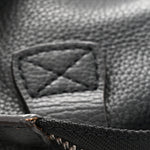 Drummed Calfskin Mini Luggage Black