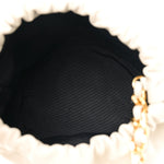 Smooth Calfskin Aria Bucket Bag Off White