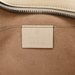 Calfskin Matelasse Small GG Marmont Chain Shoulder Bag White