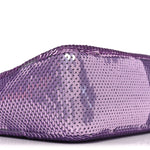Paillettes Sequin Mini Re-Edition 2000 Bag Lilium Black