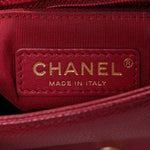 Caviar Mini Carry Around Flap Bag Red
