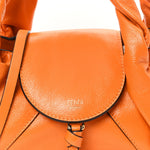 Calfskin Mini Spy Flame Orange