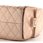 Metallic Caviar Quilted Small Chanel 25 Handbag Copper