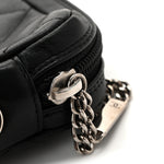 Calfskin Quilted Medium Cambon Messenger Black White