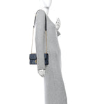 Denim Oblique 30 Montaigne East West Chain Flap Bag