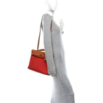 Vache Hunter Toile Herbag Zip 31 PM Rouge Tomate Natural