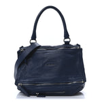 Sugar Goatskin Medium Pandora Deep Blue