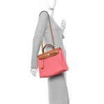 Vache Hunter Toile Herbag Zip 31 PM Rose Azalee Natural