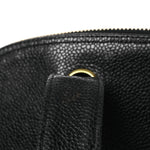 Caviar Large CC Shoulder Bag Black