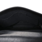 Lambskin Quilted Large Boy Flap Black