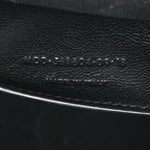 Suede All-Over Monogram Small Le Monogramme Satchel Black