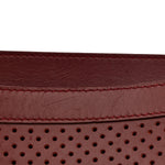 Lambskin Perforated Tiny PS1 Satchel Burgundy