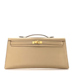 Swift Kelly Longue Clutch Pochette Tabac Camel