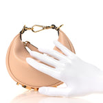 Vitello Grace Matte Nano Fendigraphy Hobo Charm Light Rose