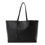 Calfskin Large Shopping Tote Black