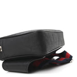 Soft GG Supreme Monogram Web Belt Bag Black Grey