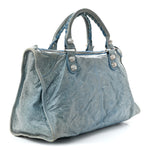 Agneau Giant 21 Silver Hardware Work Bleu Layette