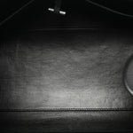 Matte Grained Calfskin EW Margaux Black