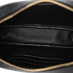 Grain De Poudre Matelasse Monogram Mini Lou Camera Bag Black