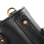 Calfskin Small Nile Bracelet Minaudiere Bag Black