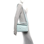 Calfskin Small Puzzle Bag Aquamarine