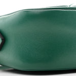 Calfskin Matelasse Small GG Marmont Chain Shoulder Bag Emerald Green