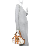 Monogram Multicolor Theda GM White