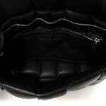 Nappa Maxi Intreccio Padded Cassette Crossbody Bag Black