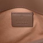 Calfskin Matelasse Super Mini GG Marmont Shoulder Bag Porcelain Rose