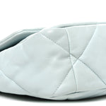 Lambskin Quilted Large Chanel 19 Flap Light Blue