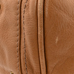 Calfskin Medium Paddington Satchel Tan