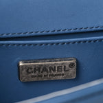 Galuchat Stingray Small Boy Flap Blue