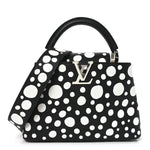 LV X YK Taurillon Capucines BB Black White