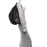 Snakeskin Rock and Chain Hobo Black