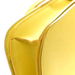 Liege Calfskin Medium Classic Box Flap Bag Fluo Yellow