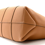 Taurillon Duo Cabas MM Tote Camel Flame