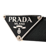 Saffiano Triangle Belt 100 40 Black