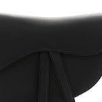 Grained Calfskin Saddle Bag Black