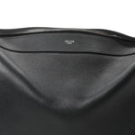 Supple Calfskin Large Romy Shoulder Bag Black