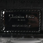 Patent Cannage Mini Lady Dior Black