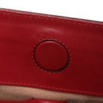 Nappa Bamboo Web Small Nymphaea Top Handle Bag Hibiscus Red