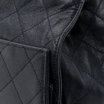 Caviar Quilted Medium Chanel 25 Handbag Dark Navy