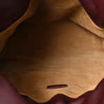Nappa Medium Flamenco Knot Bag Dark Burgundy