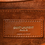 Canvas Calfskin Medium Classic Monogram Cassandra Top Handle Tan Natural