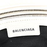 Agneau Arena Neo Cagole City Handbag Optic White