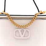 Grained Calfskin VSling Vanity Case White