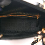Patent Cannage Mini Lady Dior Black