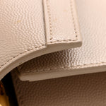 Grain De Poudre Monogram Cassandra Chain Wallet  Dark Beige