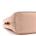 Saffiano Small Galleria Double Zip Tote Cammeo